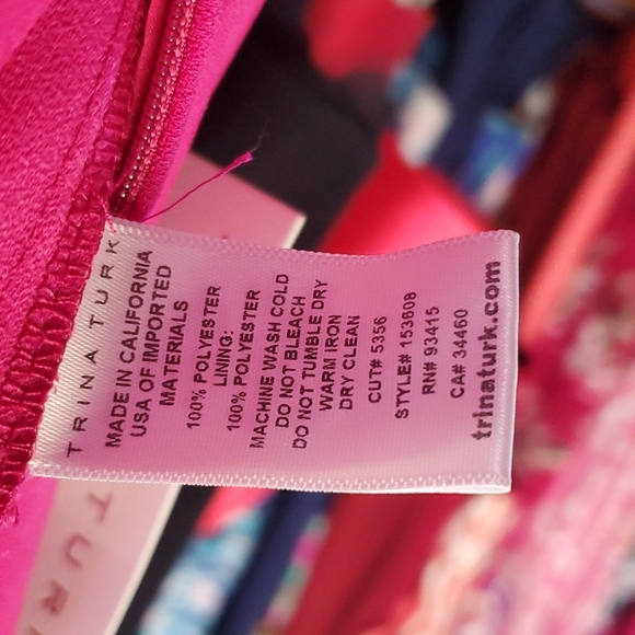 NWT Trina Turk flowing pink jumpsuit - Picture 4 of 4